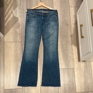 Women's Citizens of Humanity Blue Jeans Low Rise Flair 29